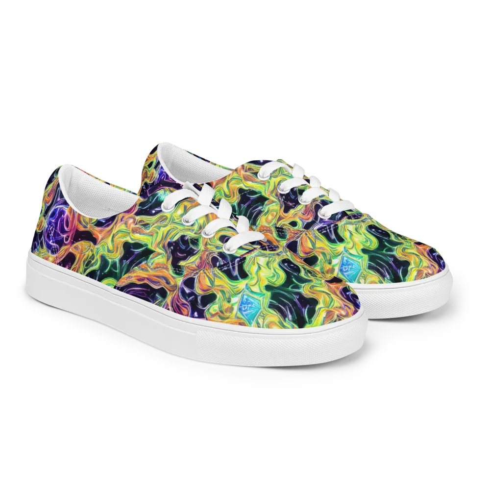 Midnight Chromaflow on Men's Lace-Up Canvas Shoes — Right Front