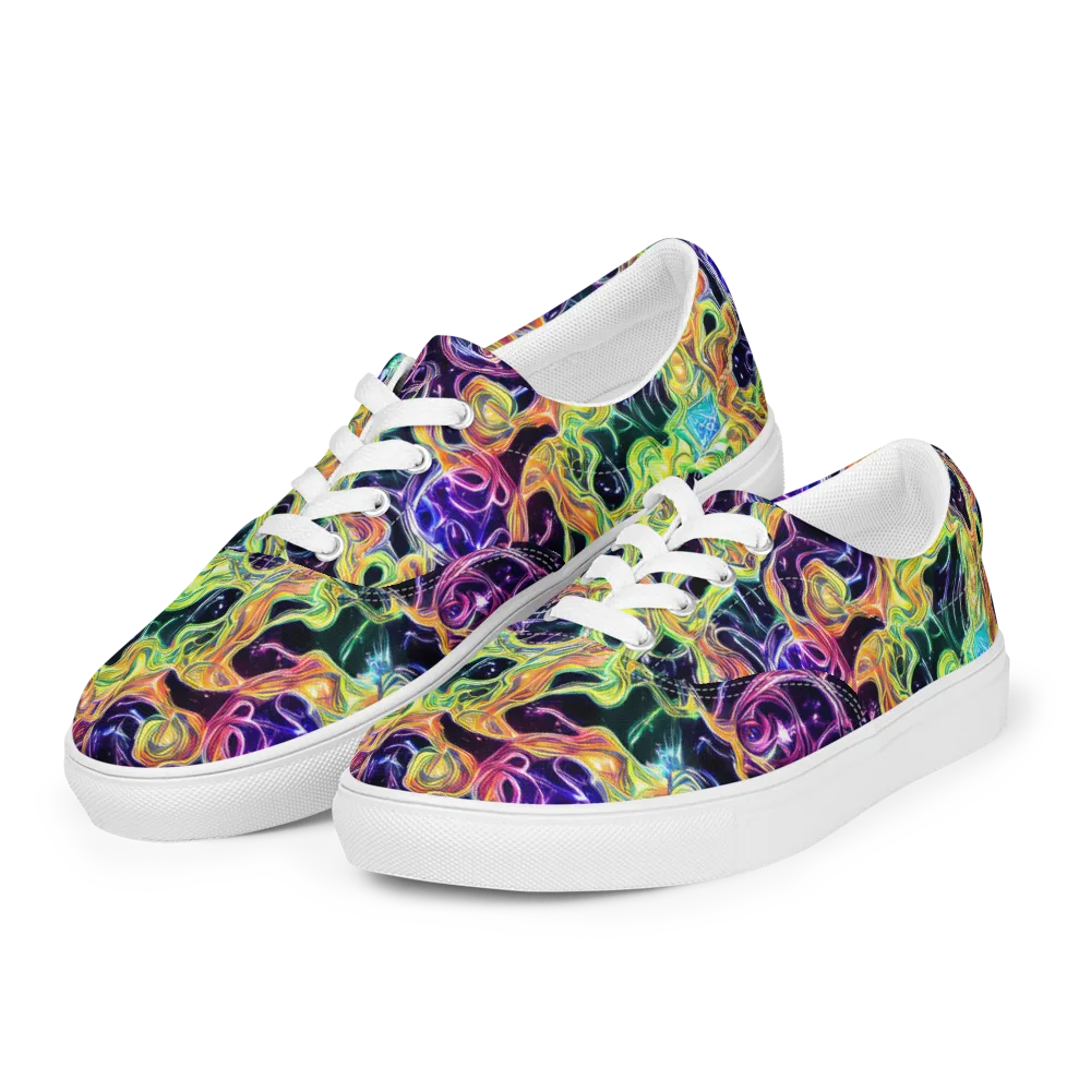 Midnight Chromaflow on Men's Lace-Up Canvas Shoes — Left Front