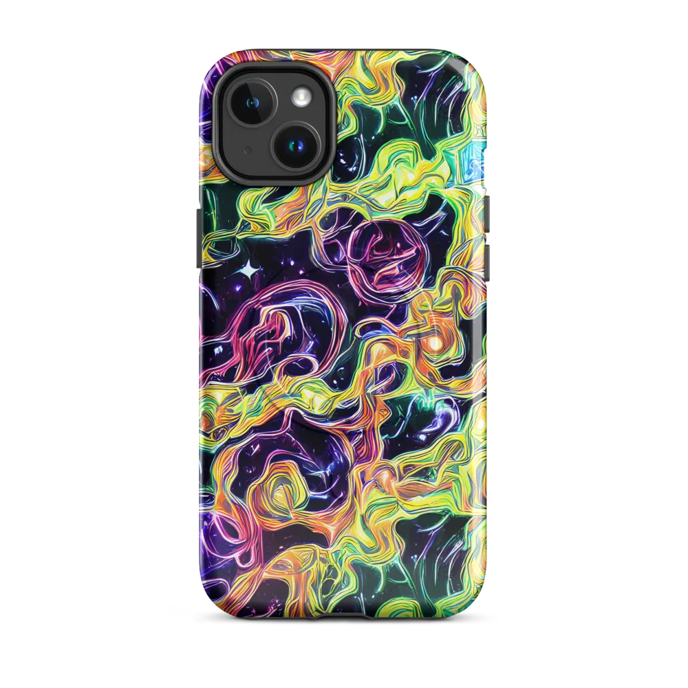 Midnight Chromaflow on MagSafe Tough Case for iPhone® — Front