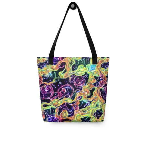 Midnight Chromaflow on a Tote Bag