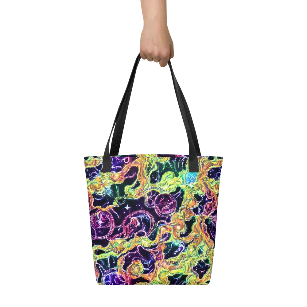Midnight Chromaflow on Tote Bag — Front