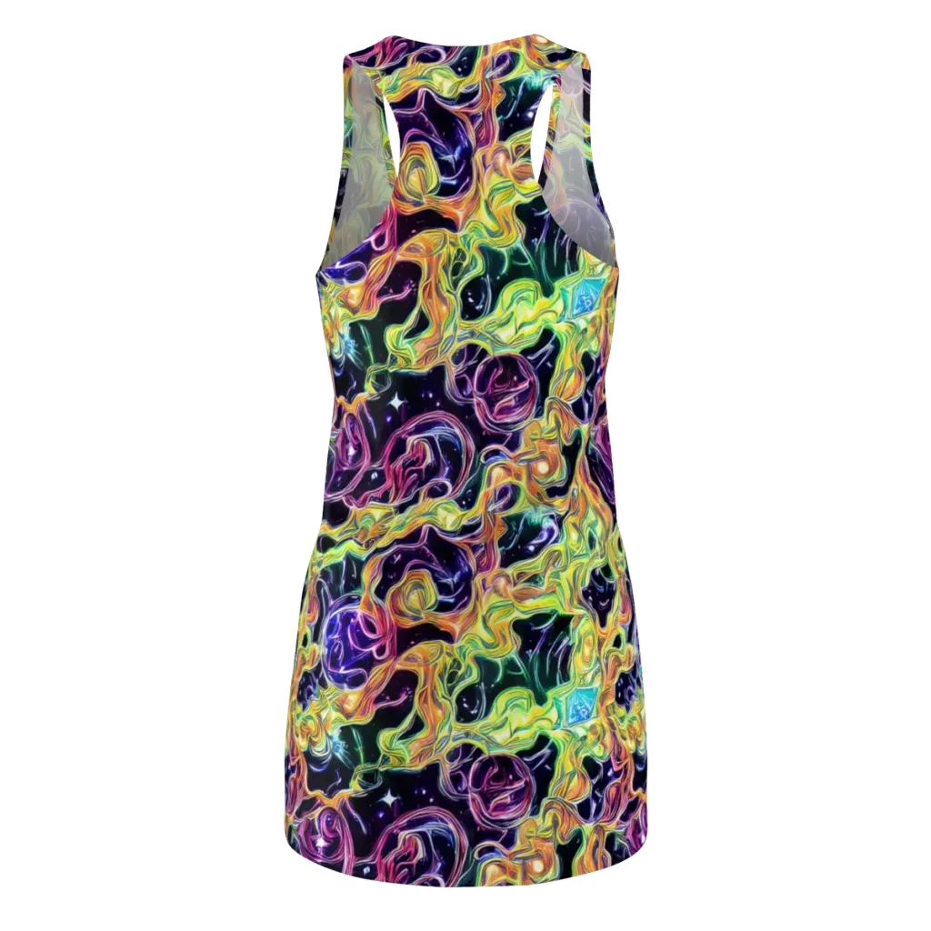 Midnight Chromaflow on Racerback Dress — Back