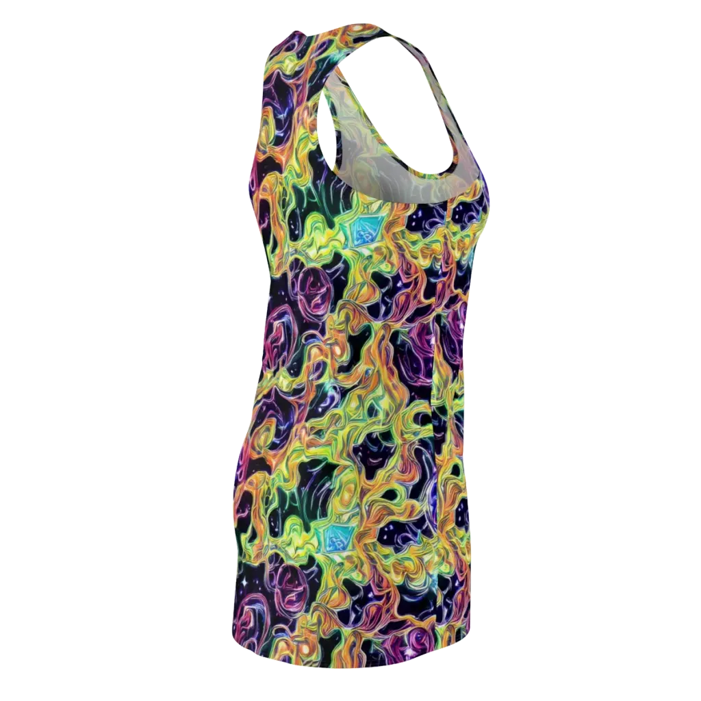 Midnight Chromaflow on Racerback Dress — Back Side