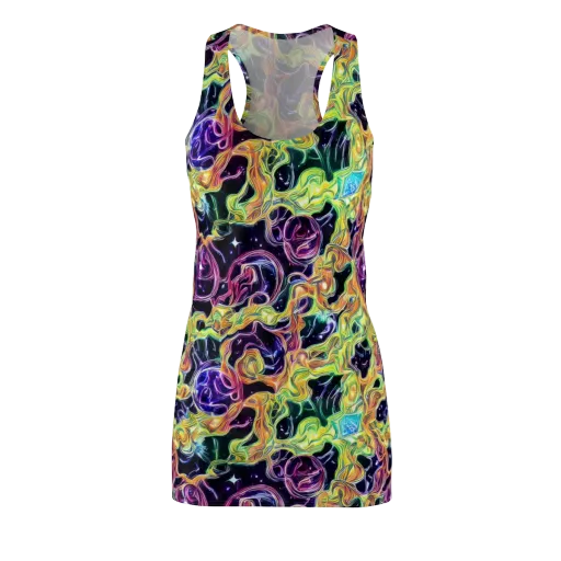 Midnight Chromaflow on a Racerback Dress