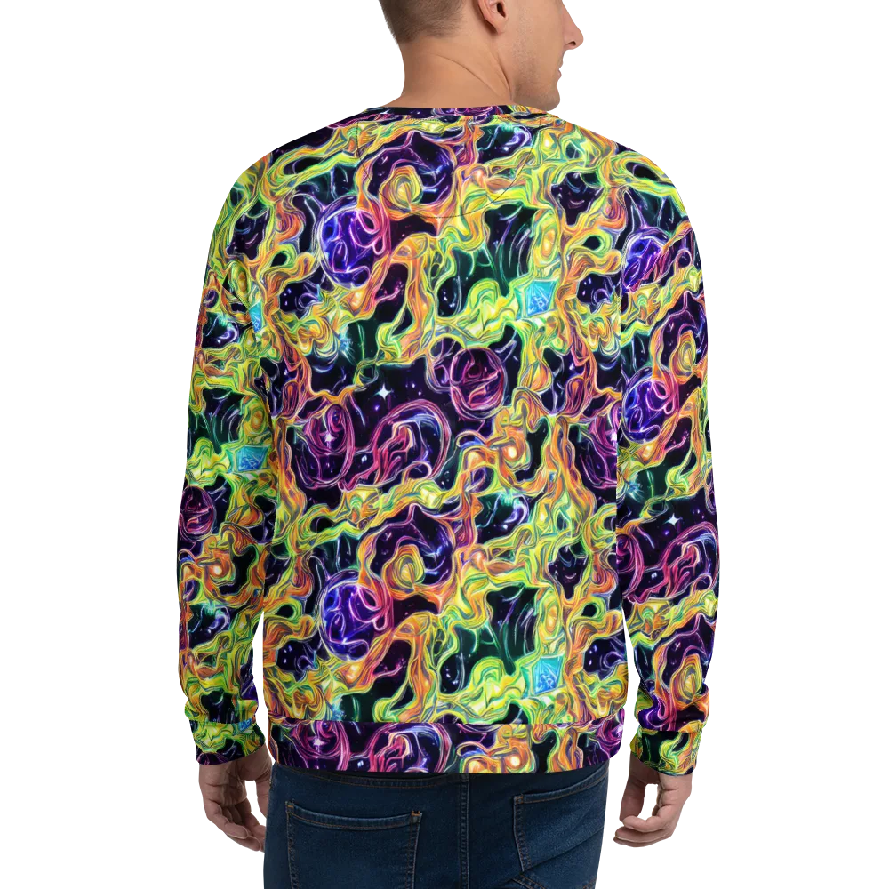 Midnight Chromaflow on Sweatshirt — Back