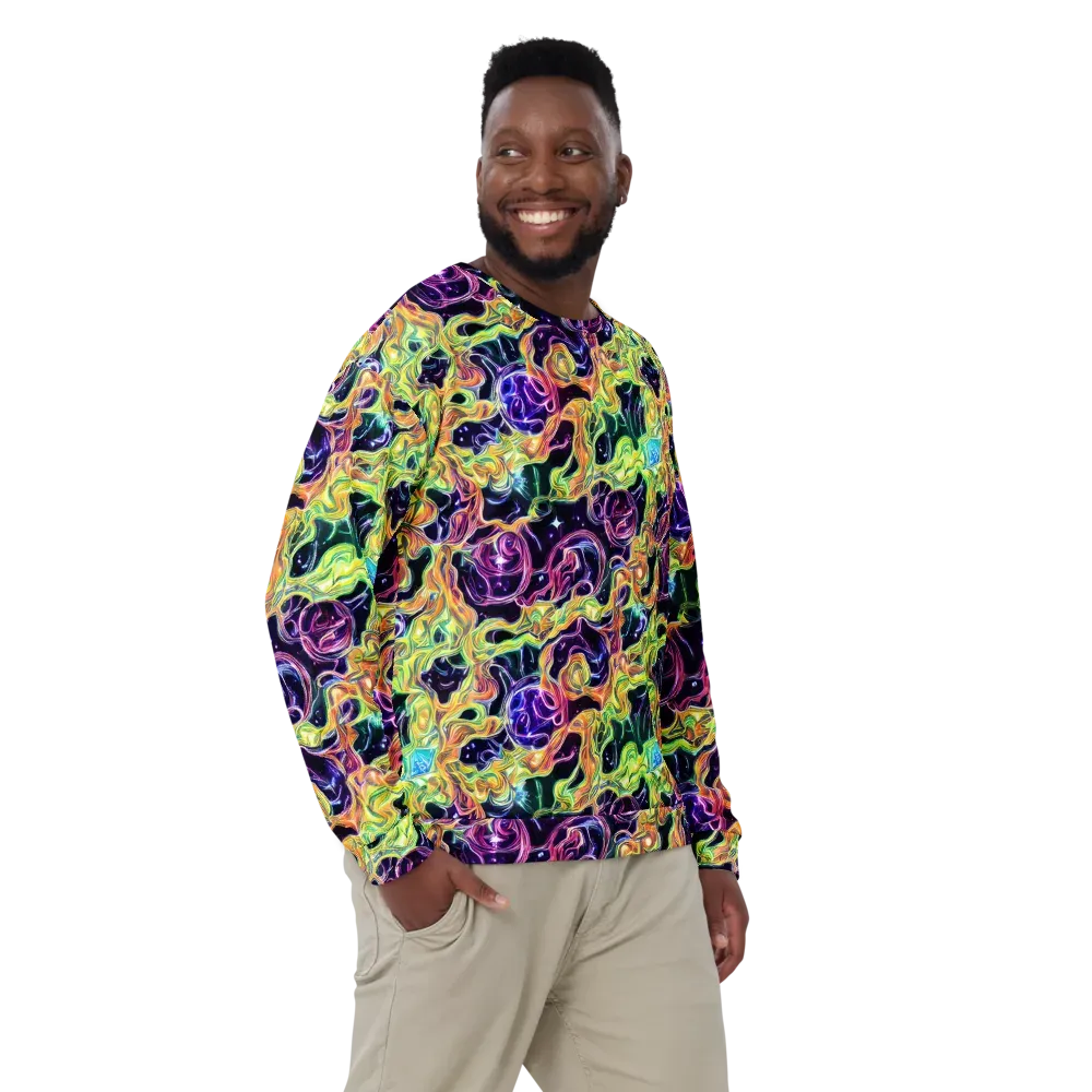 Midnight Chromaflow on Sweatshirt — Front