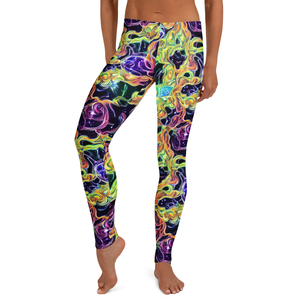Midnight Chromaflow on Leggings — Front