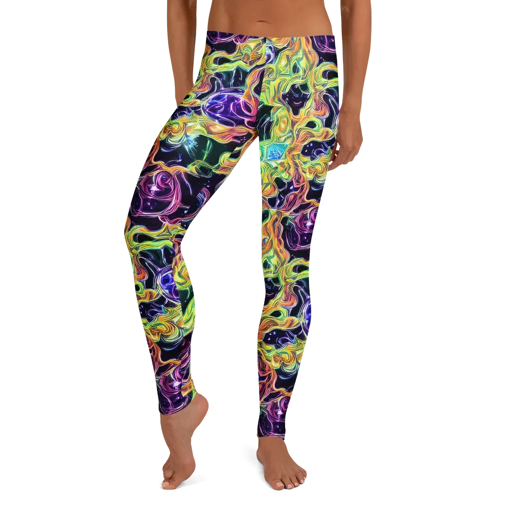 Midnight Chromaflow on Leggings — Front