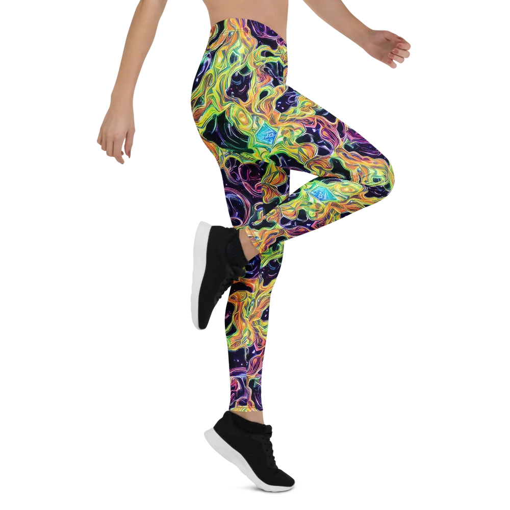 Midnight Chromaflow on Leggings — Right