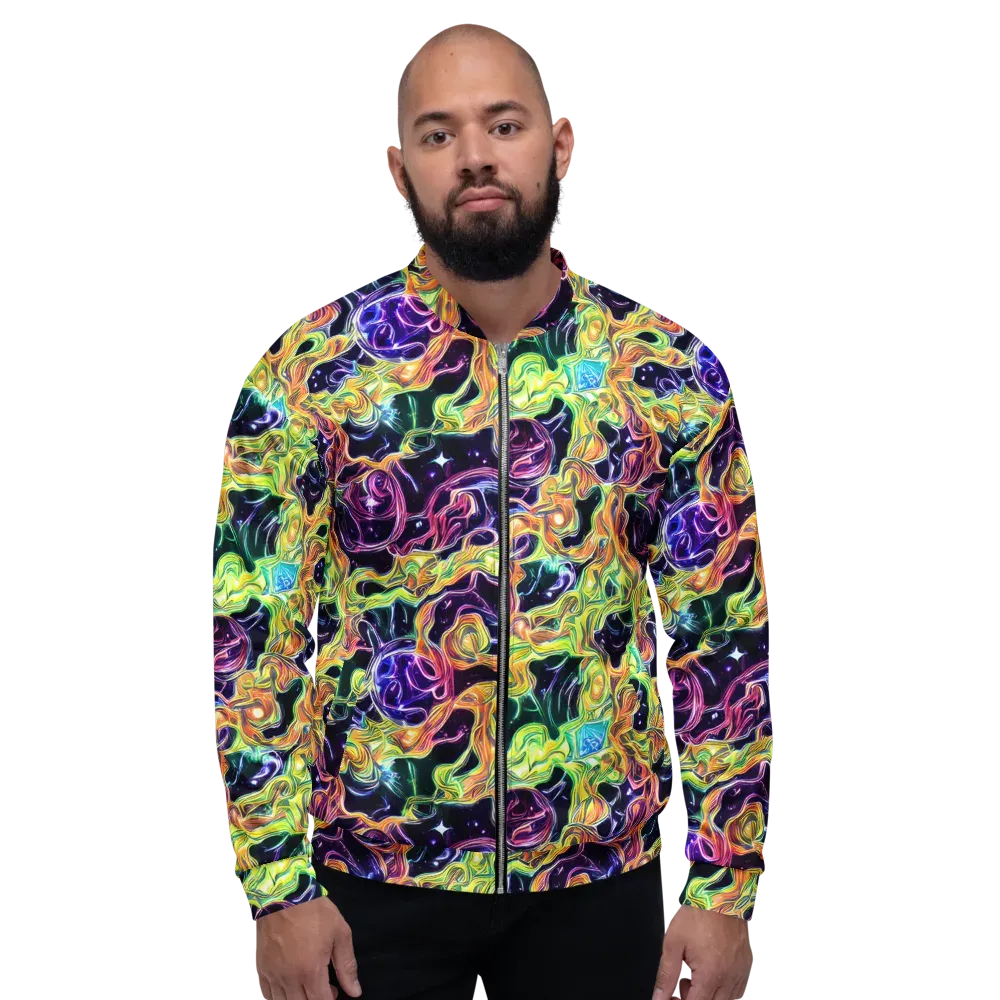 Midnight Chromaflow on Bomber Jacket — Front