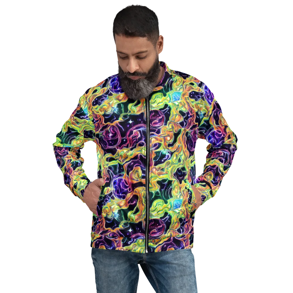 Midnight Chromaflow on Bomber Jacket — Front