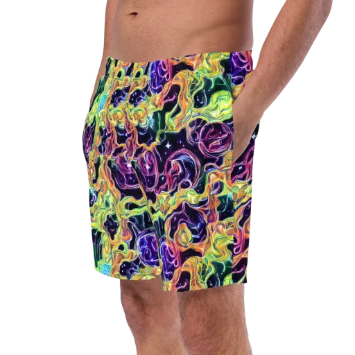 Midnight Chromaflow on a Swim Trunks