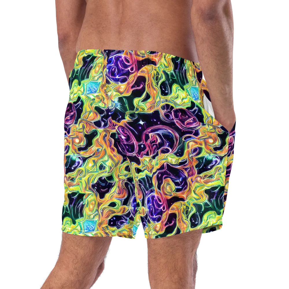 Midnight Chromaflow on Swim Trunks — Right Back