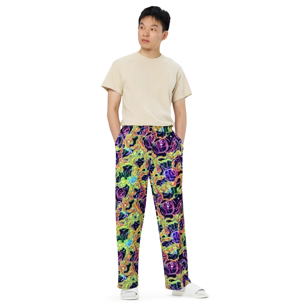 Midnight Chromaflow on Wide-Leg Pants — Front