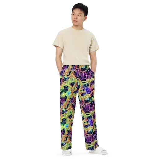 Midnight Chromaflow on a Wide-Leg Pants