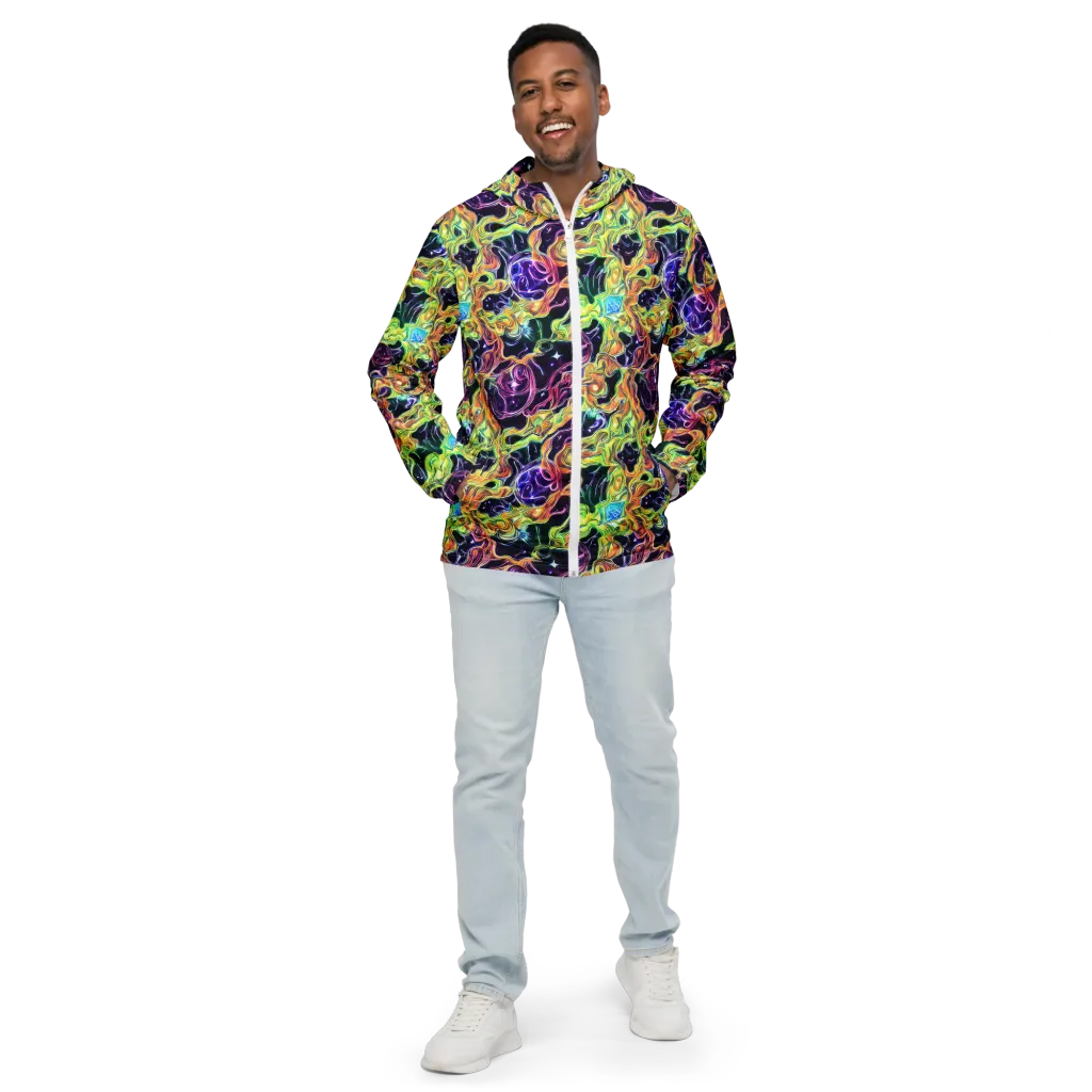 Midnight Chromaflow on Men's Windbreaker — Front