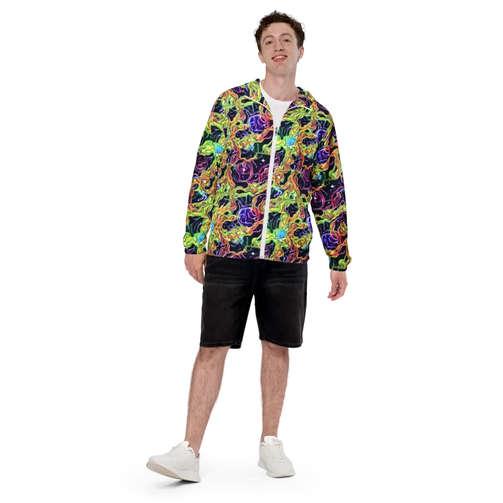Midnight Chromaflow on Men's Windbreaker — Front