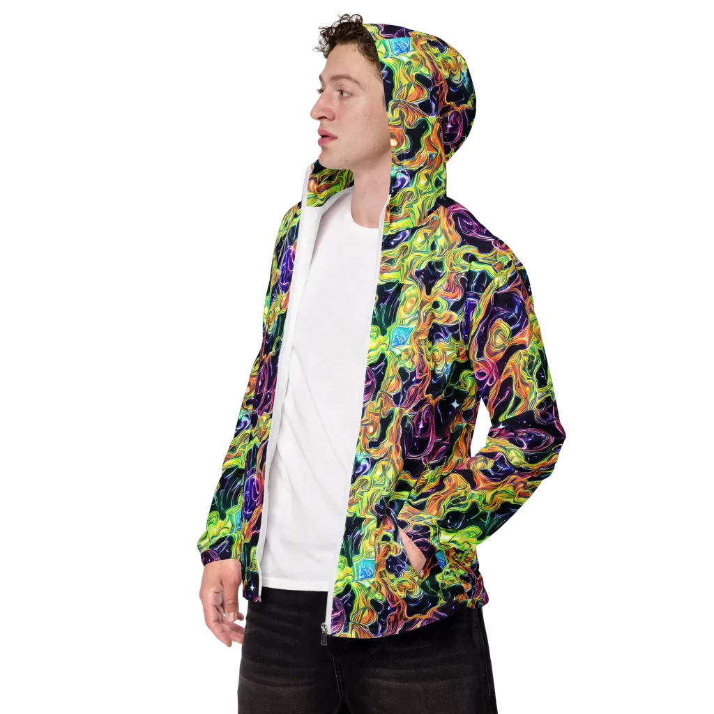 Midnight Chromaflow on Men's Windbreaker — Left Front