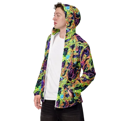Midnight Chromaflow on a Men's Windbreaker