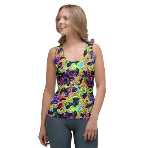 Midnight Chromaflow on a Women's Tank Top