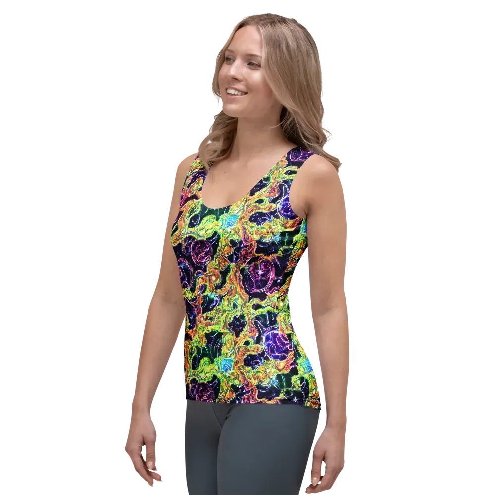 Midnight Chromaflow on Women's Tank Top — Left Front