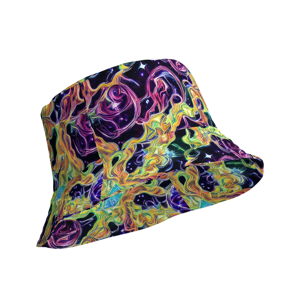 Midnight Chromaflow on Reversible Bucket Hat — Product details Outside