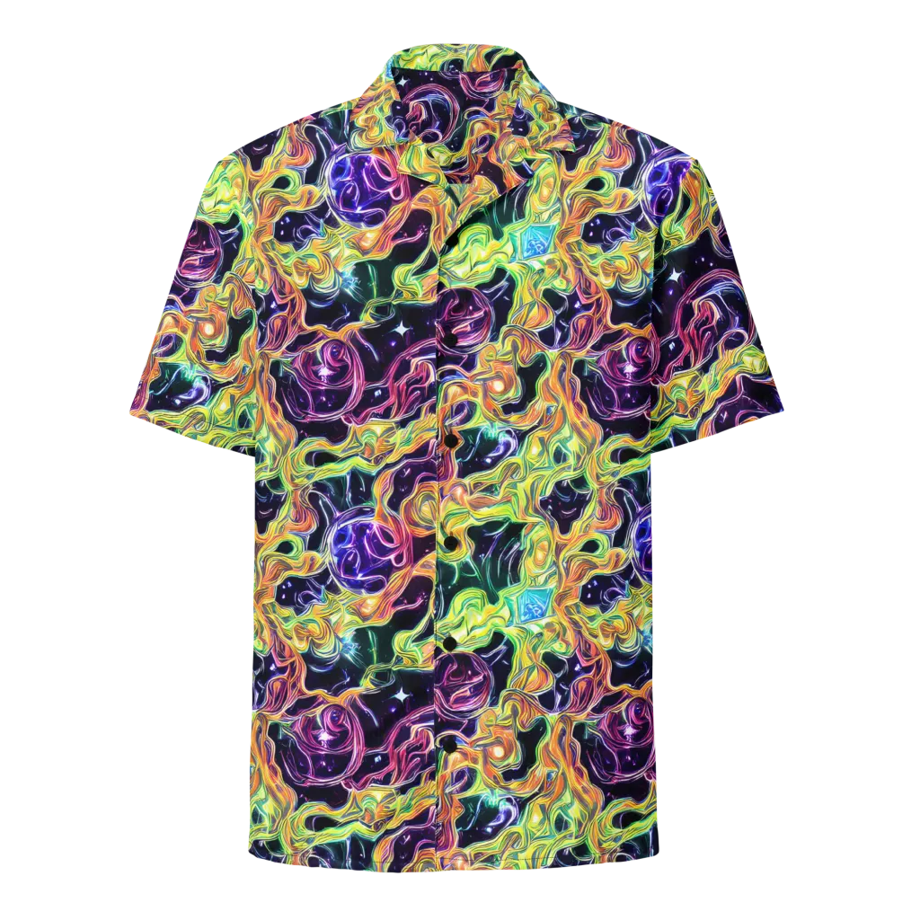 Midnight Chromaflow on Button Shirt — Front