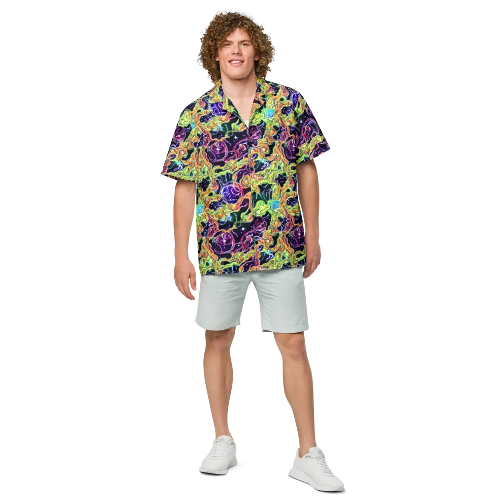 Midnight Chromaflow on Button Shirt — Front