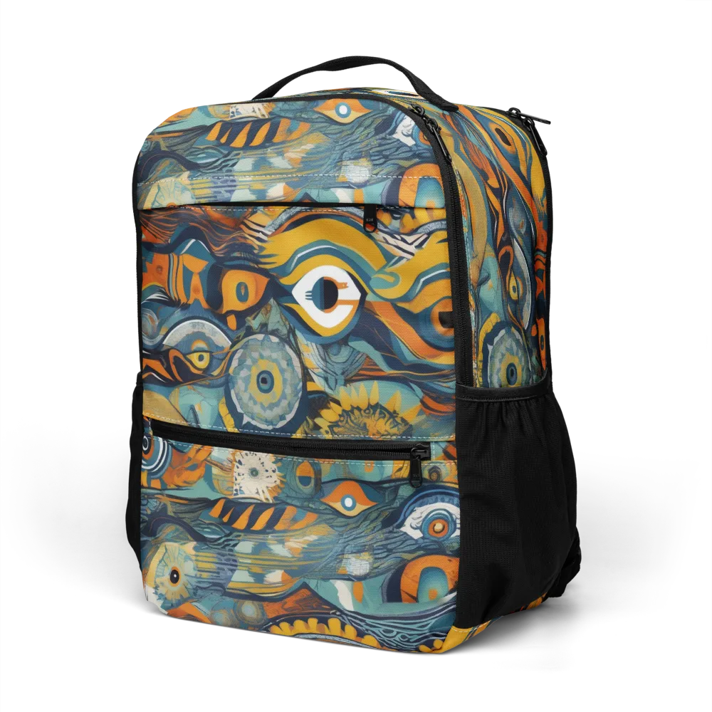 Many-eyed Current on Utility Backpack — Left Front