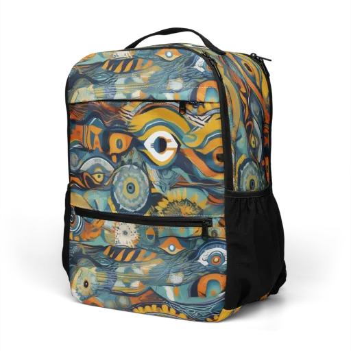 Many-eyed Current on a Utility Backpack