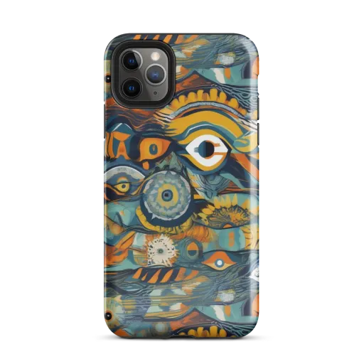 Many-eyed Current on a Tough Case for iPhone®