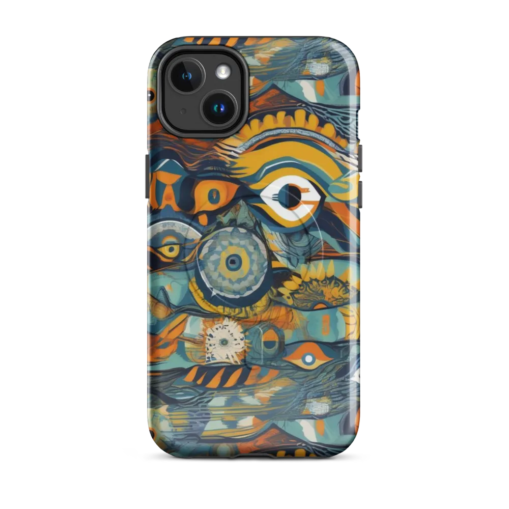 Many-eyed Current on MagSafe Tough Case for iPhone® — Front