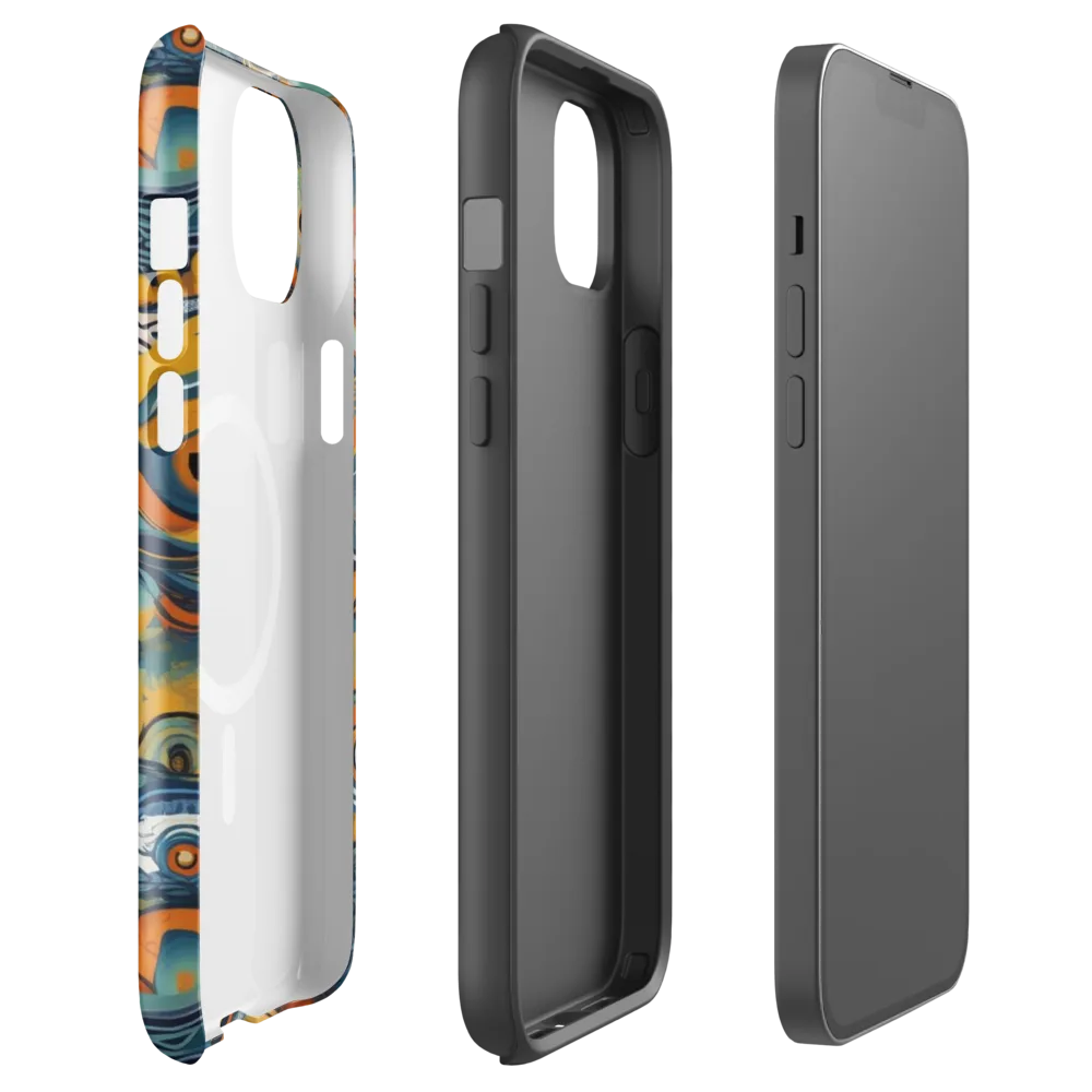 Many-eyed Current on MagSafe Tough Case for iPhone® — Front
