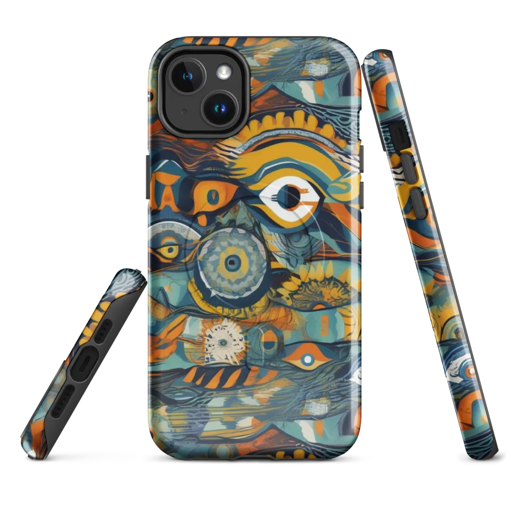 Many-eyed Current on MagSafe Tough Case for iPhone® — Front