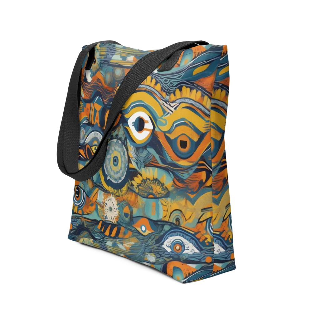 Many-eyed Current on Tote Bag — Front
