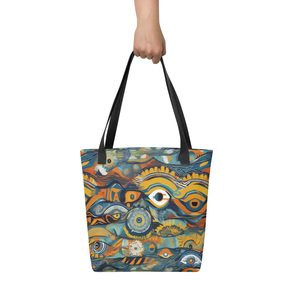 Many-eyed Current on Tote Bag — Front