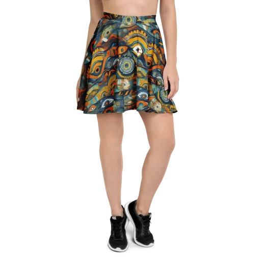 Many-eyed Current on a Skater Skirt