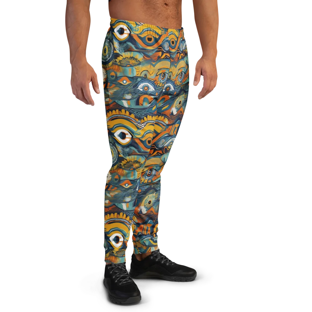 Many-eyed Current on Men's Joggers — Right