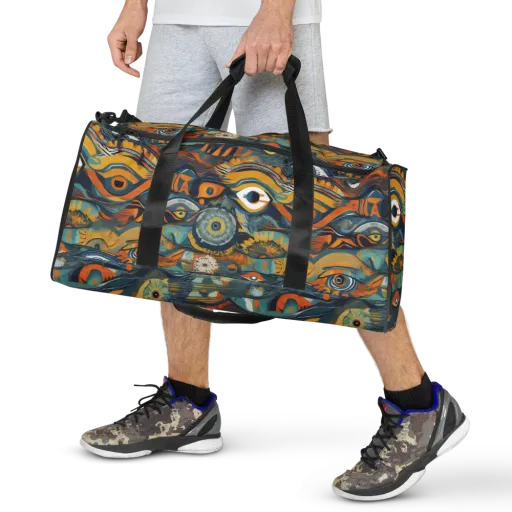 Many-eyed Current on a Duffle Bag