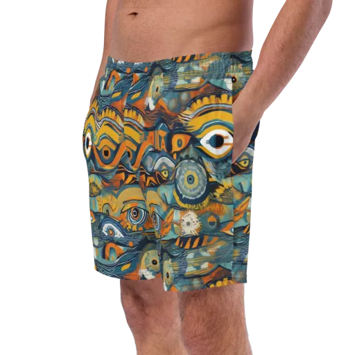 Many-eyed Current on a Swim Trunks