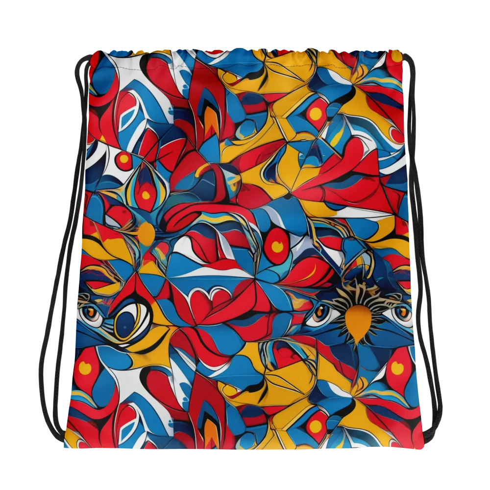 Carnival Petal on Drawstring Bag — Photo