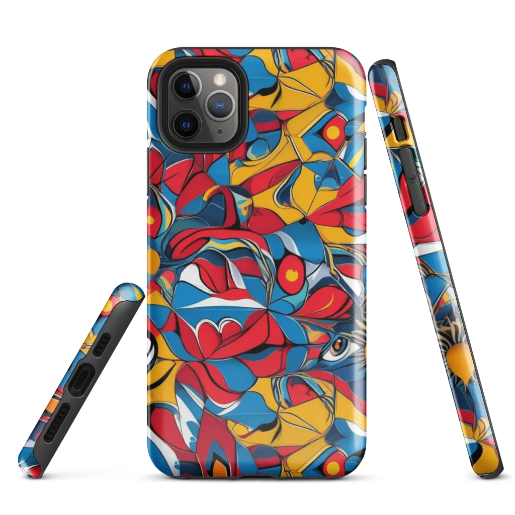 Carnival Petal on Tough Case for iPhone® — Front