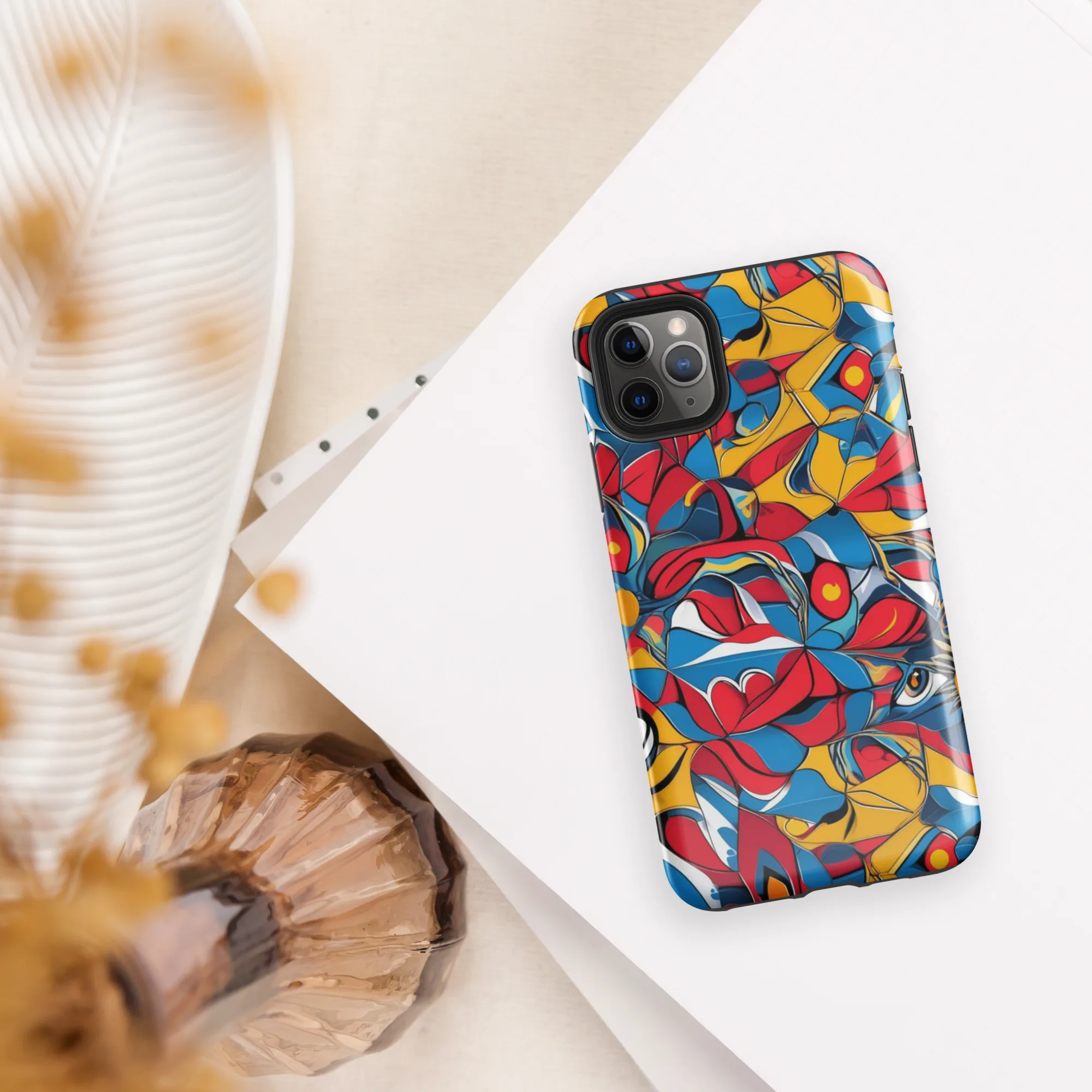 Carnival Petal on Tough Case for iPhone® — Front