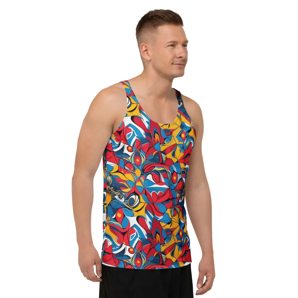 Carnival Petal on Men's Tank Top — Right Front