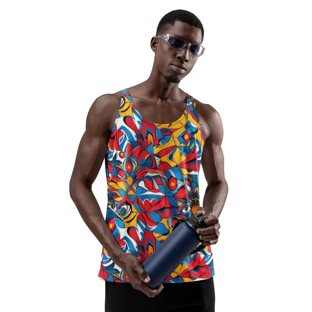 Carnival Petal on Men's Tank Top — Front