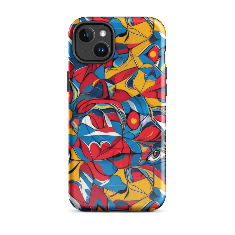 Carnival Petal on MagSafe Tough Case for iPhone® — Front