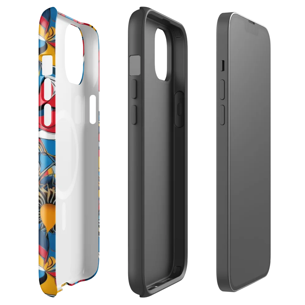 Carnival Petal on MagSafe Tough Case for iPhone® — Front