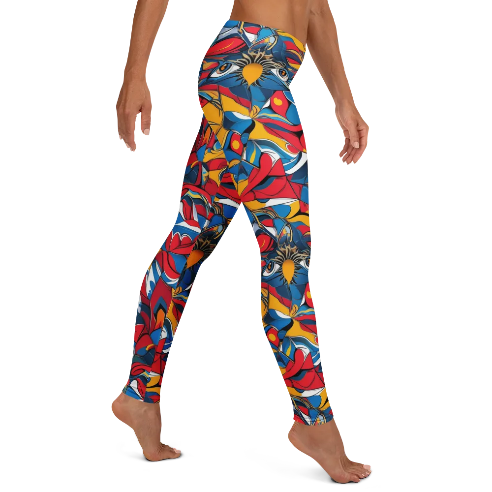 Carnival Petal on Leggings — Right