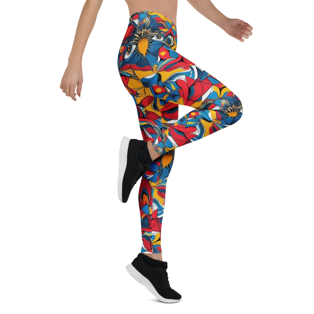 Carnival Petal on Leggings — Right