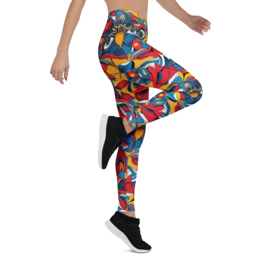 Carnival Petal on a Leggings